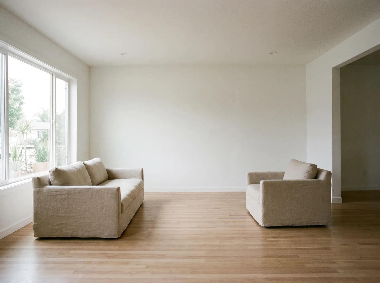 Interior of a San Diego property prepared for an estate sale